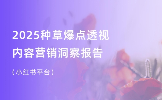 2025年「爆点」内容透视报告（小红书平台）-素材快跑